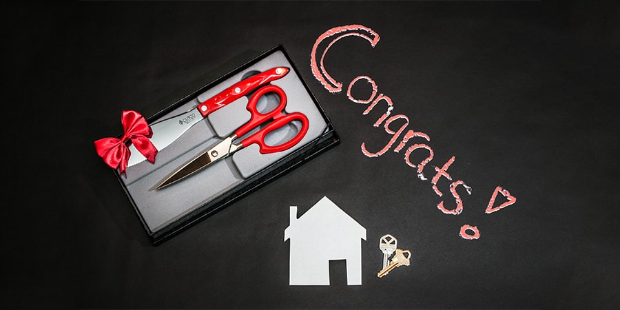 Congrats Set featuring the best selling Cutco Spatula and the Unbelievable shears