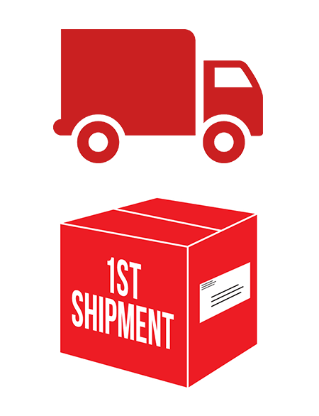 Shipping cost and payment order icon
