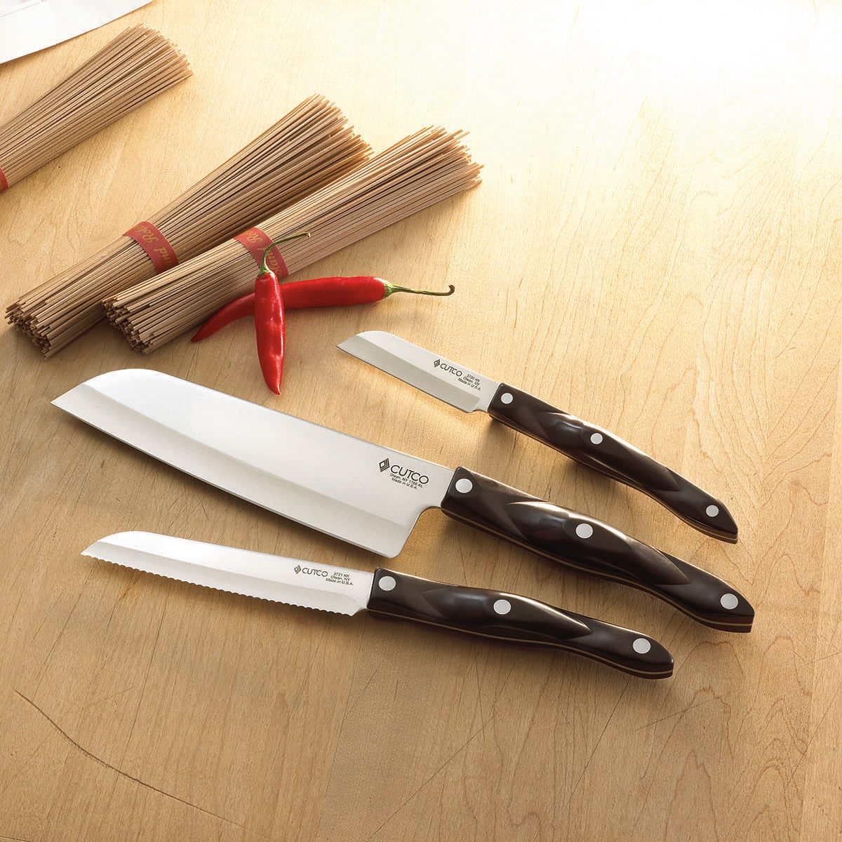 7 Santoku  Kitchen Knives by Cutco